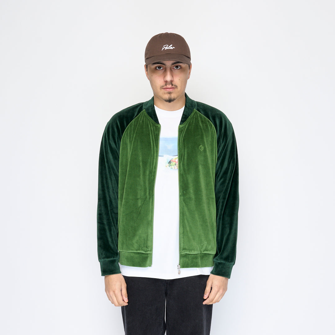 Polar Skate Co - Ralph Velour Jacket (Garden Green)