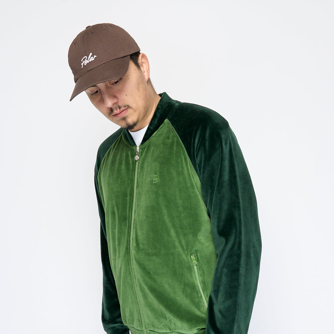 Polar Skate Co - Ralph Velour Jacket (Garden Green)