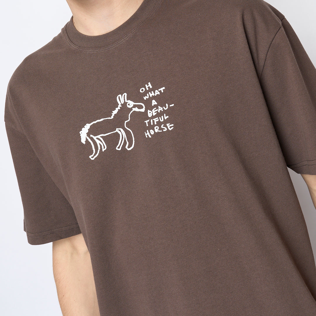 Polar Skate Co - Tee Beautiful Horses (Chocolate)