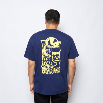 Polar -Skate- Co - Tee -Cosmic -Dark -Blue-