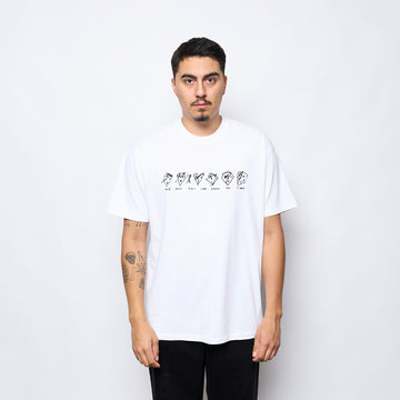Polar Skate Co - Tee Sad at Times (White)