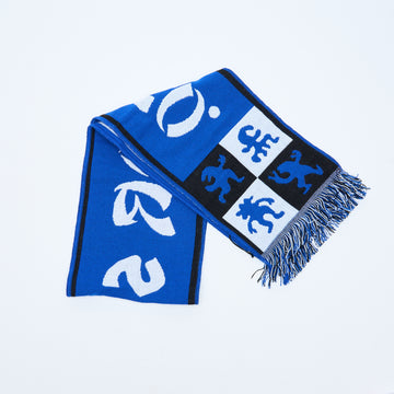 Polar Skate Co - Football Scarf Checkers (Blue)