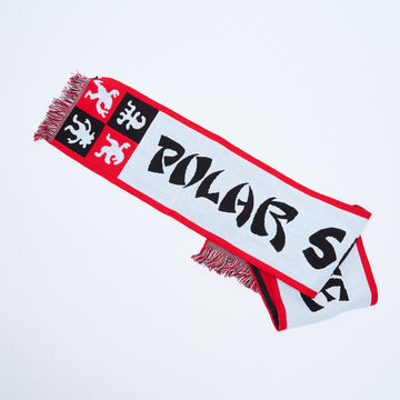Polar Skate Co - Football Scarf Checkers (Red)