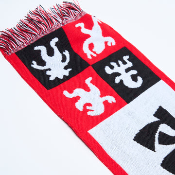Polar Skate Co - Football Scarf Checkers (Red)