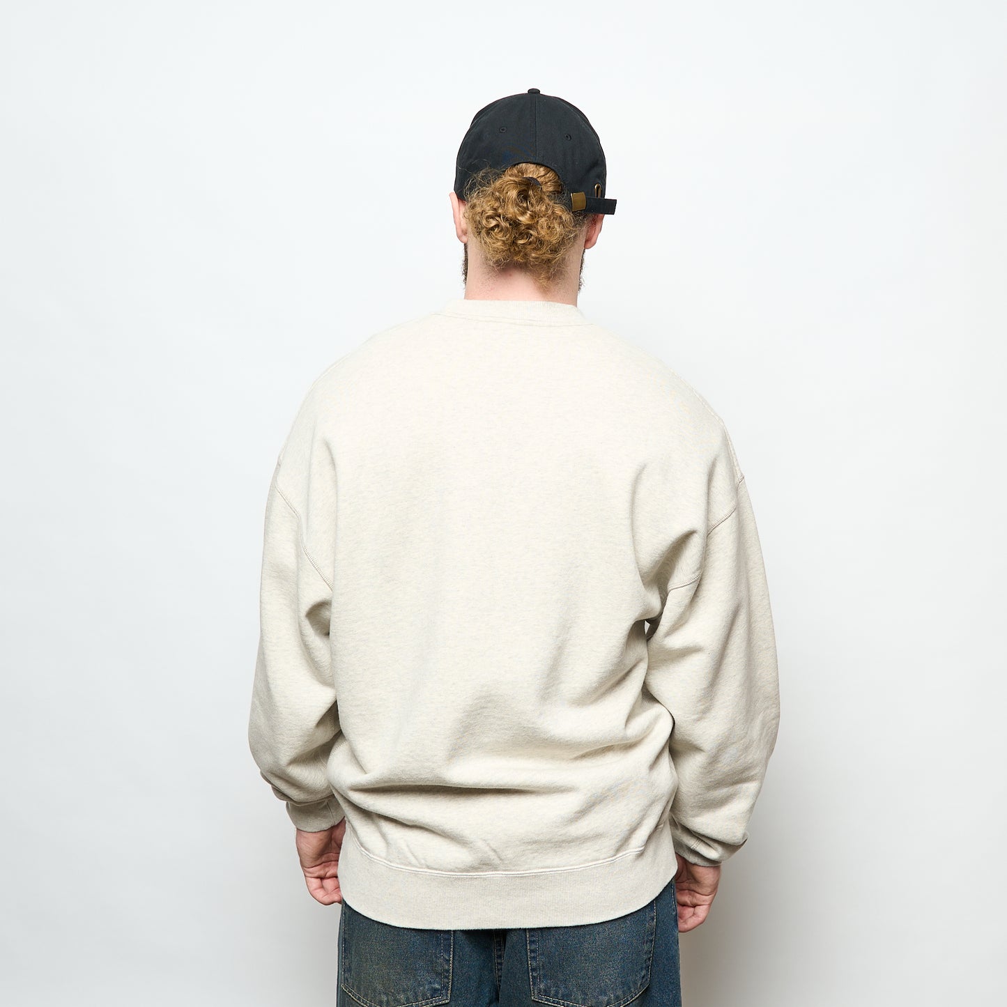 Polar Skate Co - Frankie Crewneck (Ivory Grey Melange)