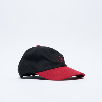 Polar Skate Co - Stroke Logo Sai Cap (Black/Redcurrant)