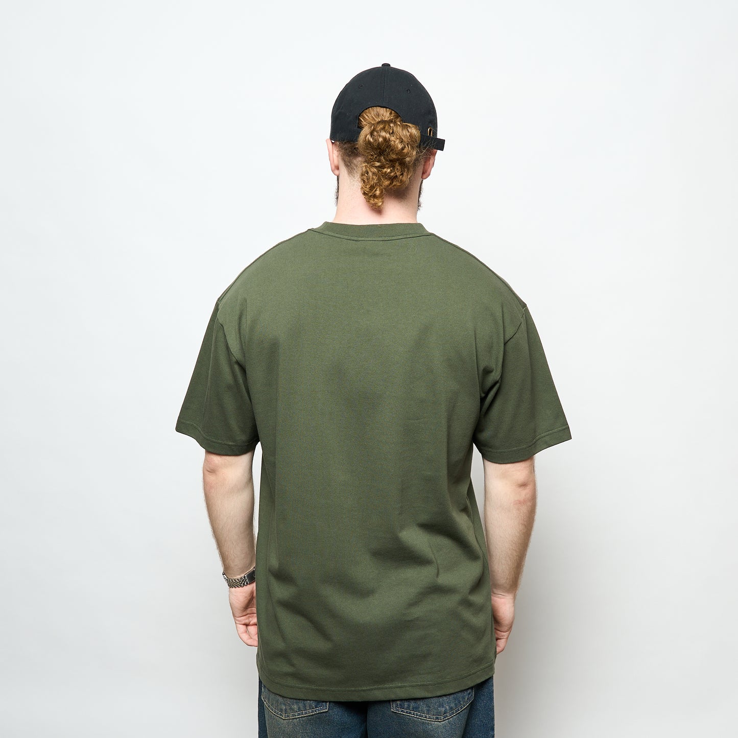 Polar Skate Co - Tee Cut Outs (Dark Olive)