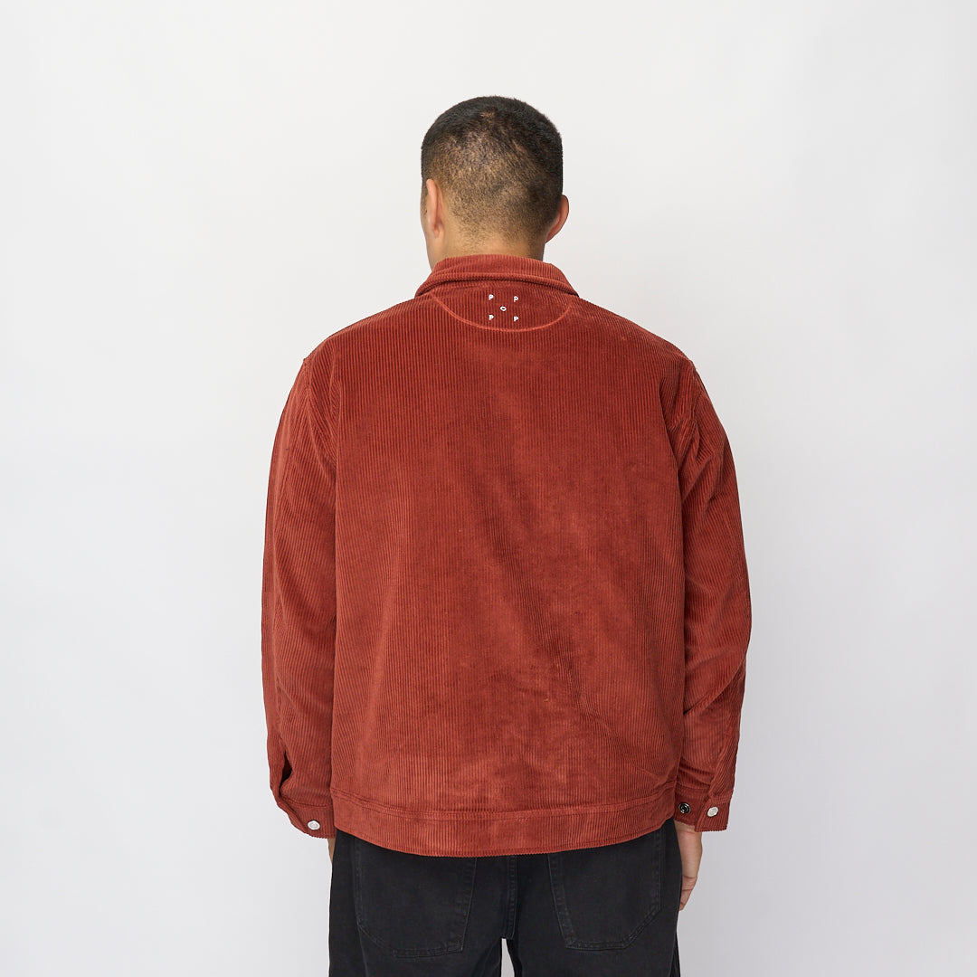 Pop Trading Company - Full Button Jacket (Fired Brick)