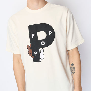 Pop Trading Company - Miffy Big P T-shirt (Off White)