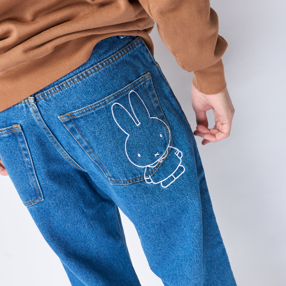 Pop Trading Company - Miffy Drs Denim (Dark Stonewash)