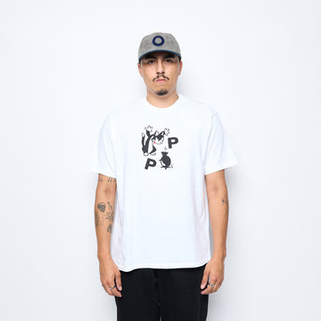 Pop Trading Company - Catch T-Shirt (White)