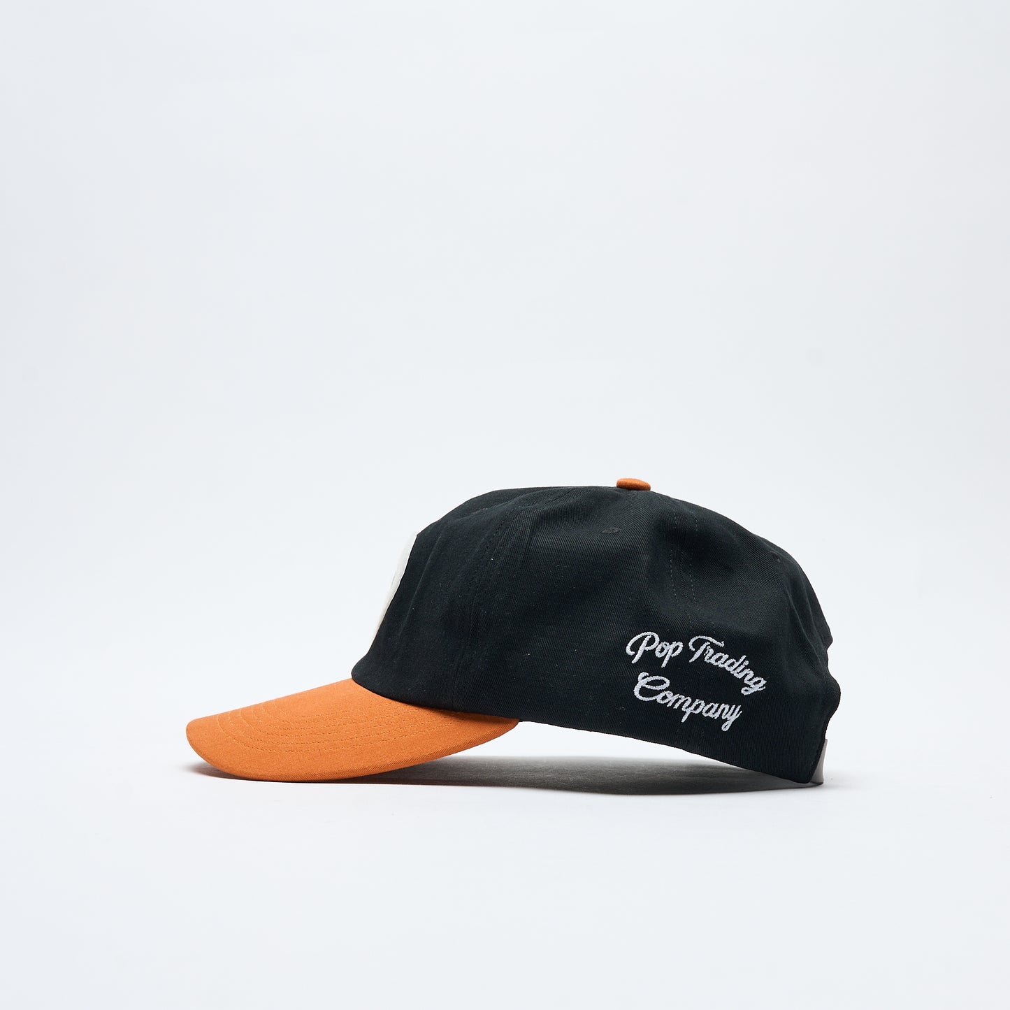 Pop Trading Company - O Sixpanel Hat (Black/Orange)
