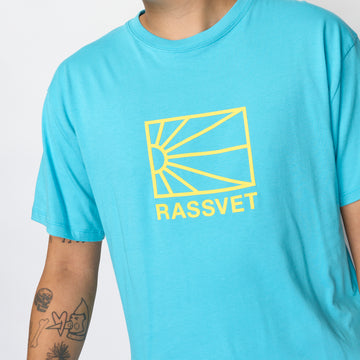 Rassvet - Men Big Logo Tee Shirt Knit (Blue)