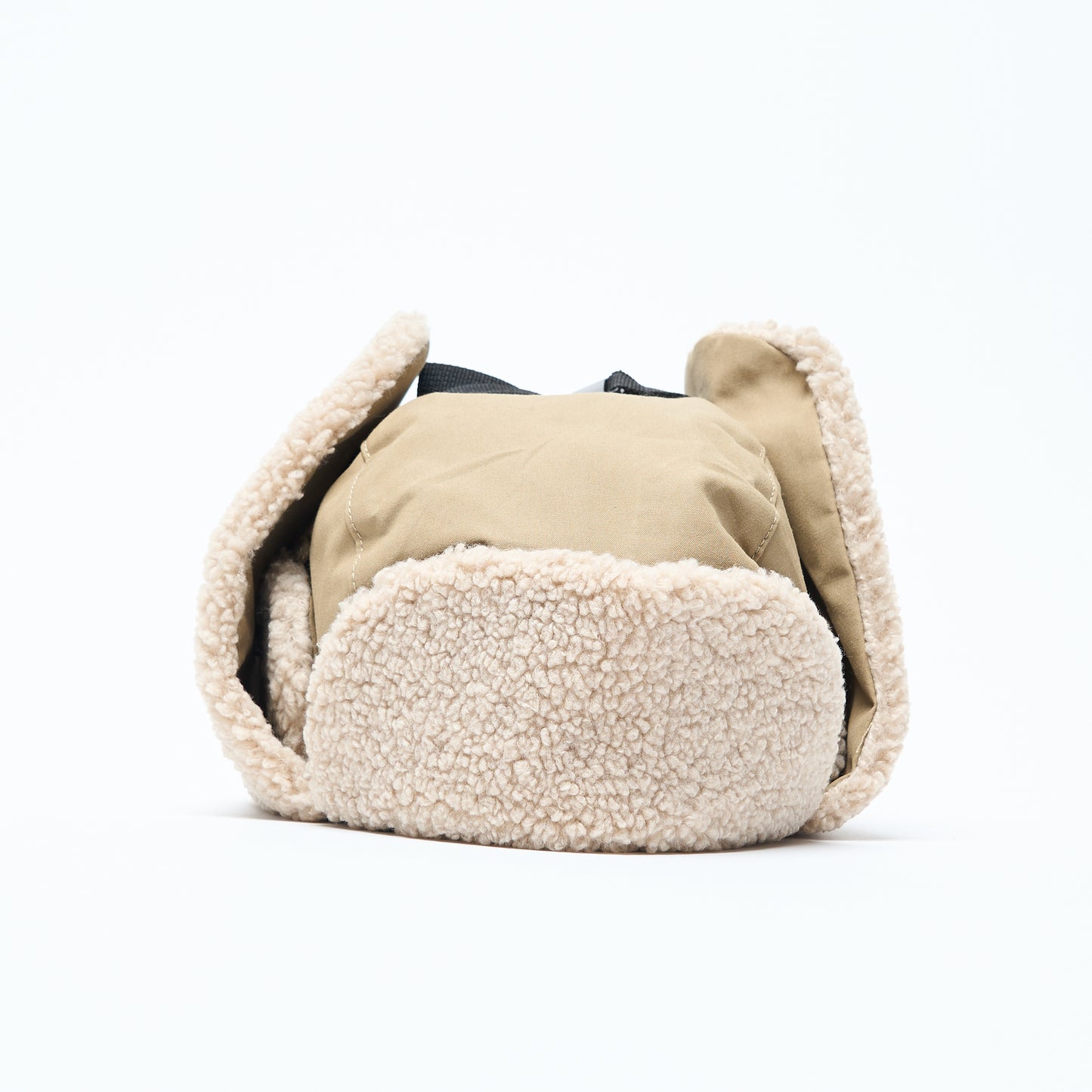 Rassvet - Waxed Cotton Trapper Hat Woven (Beige)