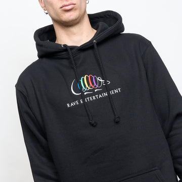 Rave Skateboard - Ent. Hoodie (Black)