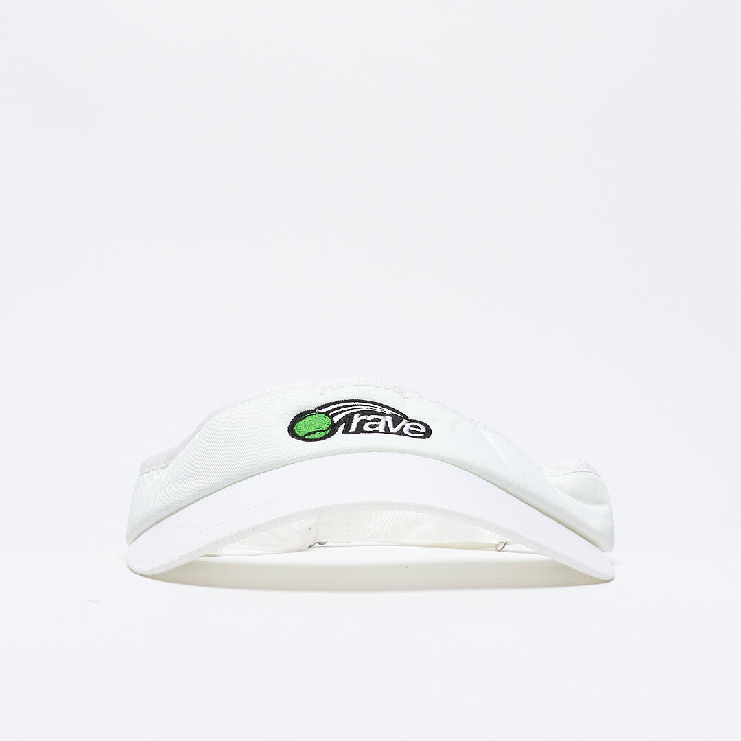 Rave Skateboard x Horah - Visor (White)