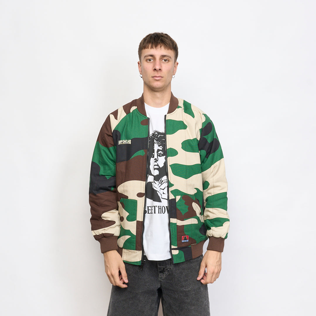 Real Bad Man - Anti Quilted Bomber (Camo)