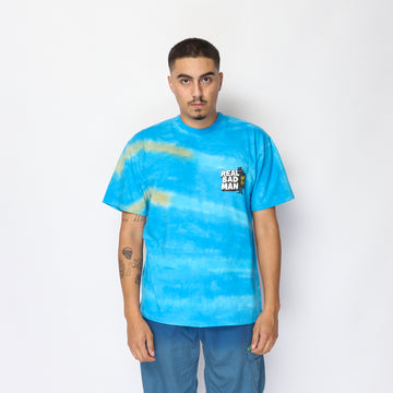 Real Bad Man - Gramicci x RBM Future Days SS Tee (Blue Tie Dye)