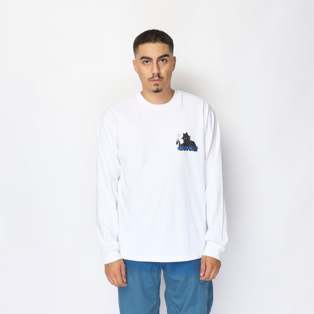 Real Bad Man - Gracci X RBM Records LS TEE (White)