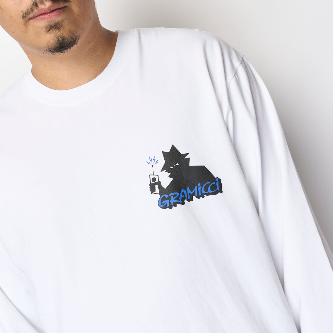 Real Bad Man - Gramicci x RBM Records LS Tee (White)