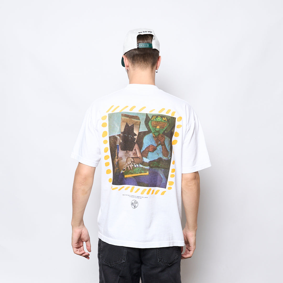 Real Bad Man - Masked Man SS Tee (White)