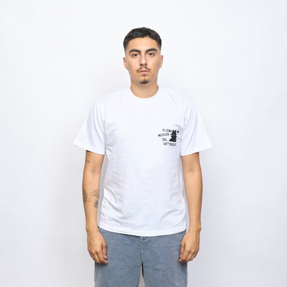 Real Bad Man - Space Bass SS Tee (White)