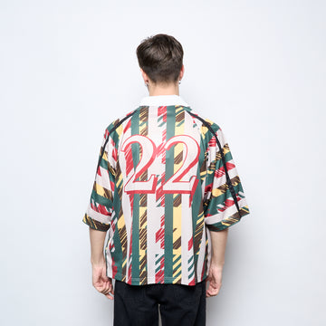 Reebok - Soccer Tee 22 Graphic (Beige/red)