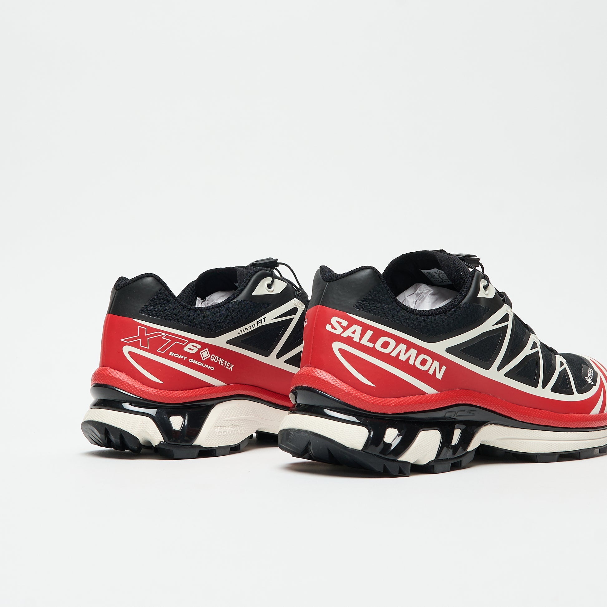 Salomon - XT-6 GTX (Black/Flame Scarlet/Vanilla)