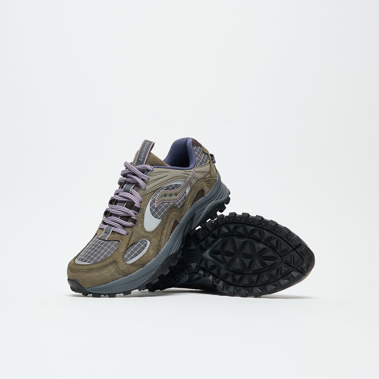 Saucony - Grid Aura X (Dark Grey/Mud)