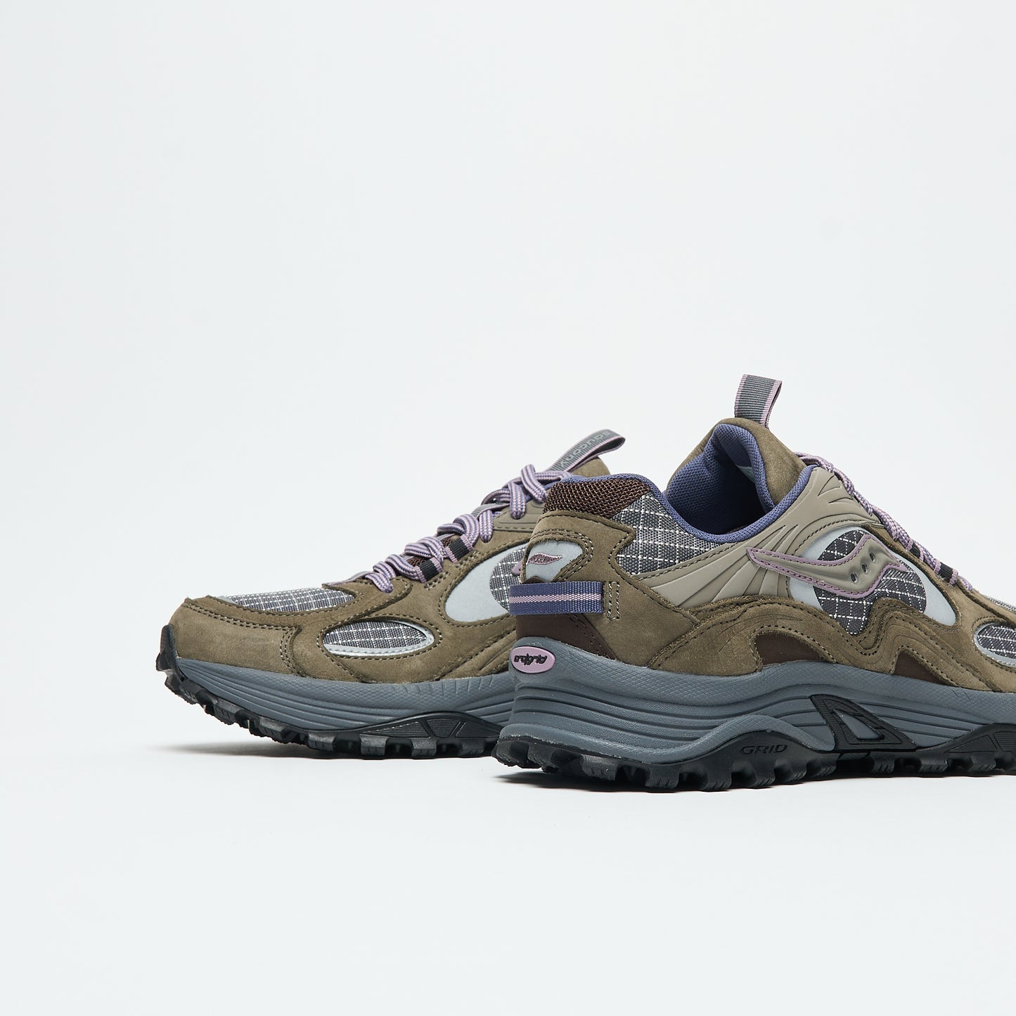 Saucony - Grid Aura X (Dark Grey/Mud)