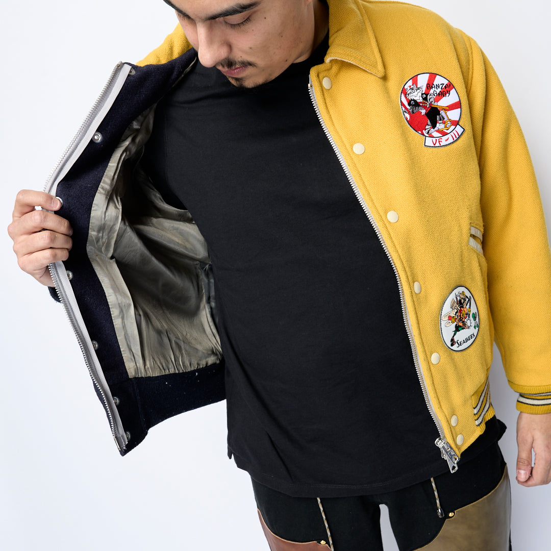 SL Supply - Patch Varsity Zip (Blue/Yellow)