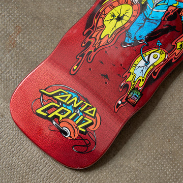 Santa Cruz - ST Grabke Max Melting Clock Deck 9.7 X 29.4 "Stranger Things"