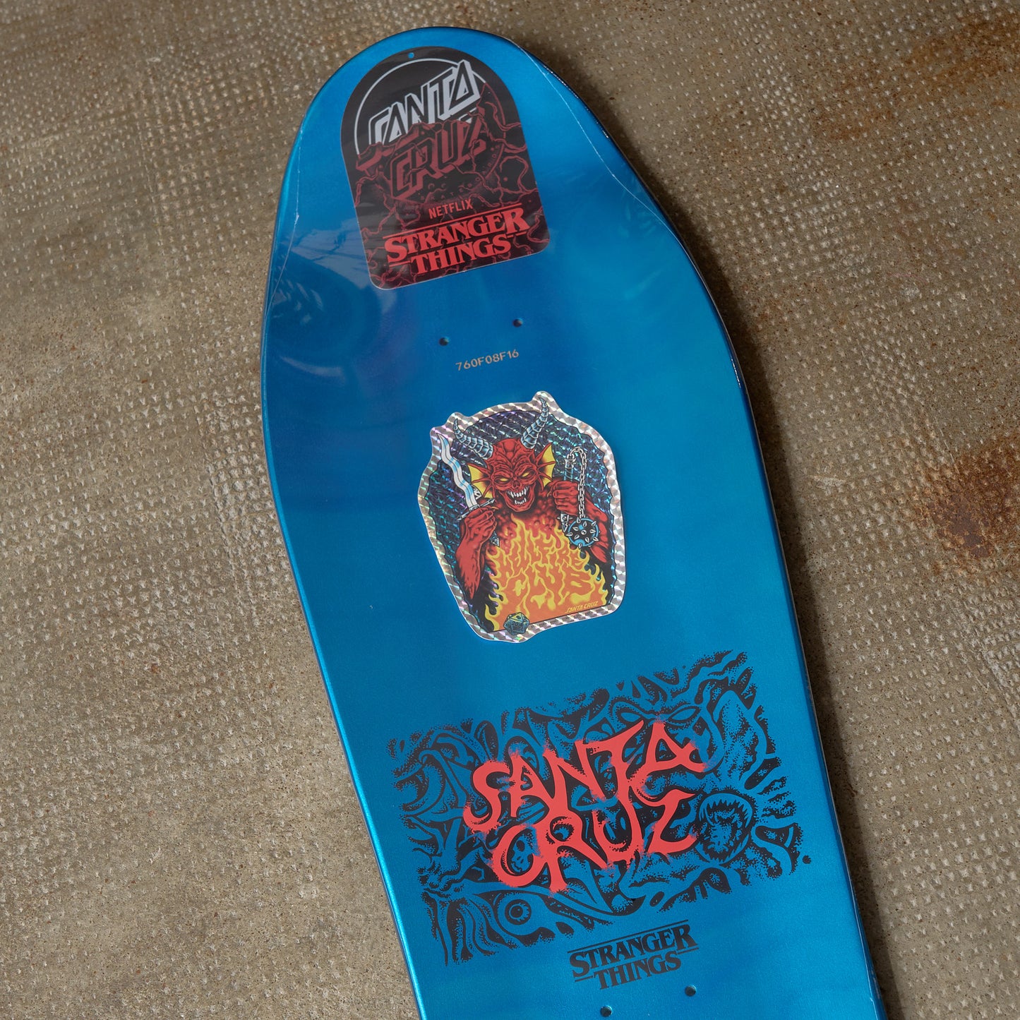 Santa Cruz - ST Knox Hellfire Pit Deck 10.07 X 31.275 "Stranger Things"