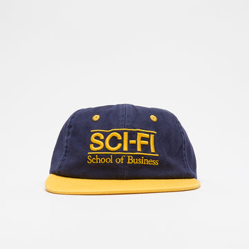 Sci-Fi Fantasy - School of Business Hat (Navy/Yellow)