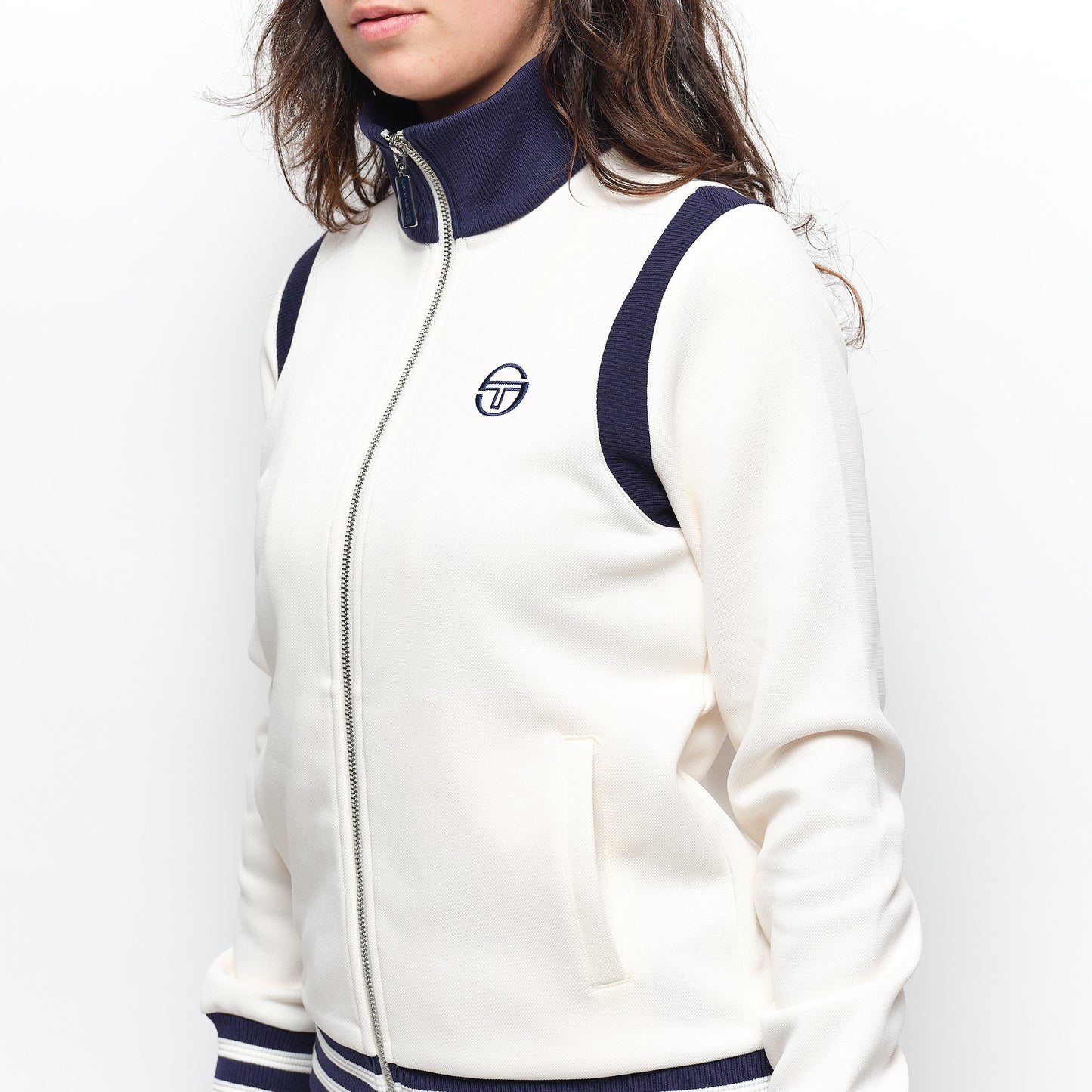 Sergio Tacchini - Women Tate Tracktop 1 (Cream/Navy)