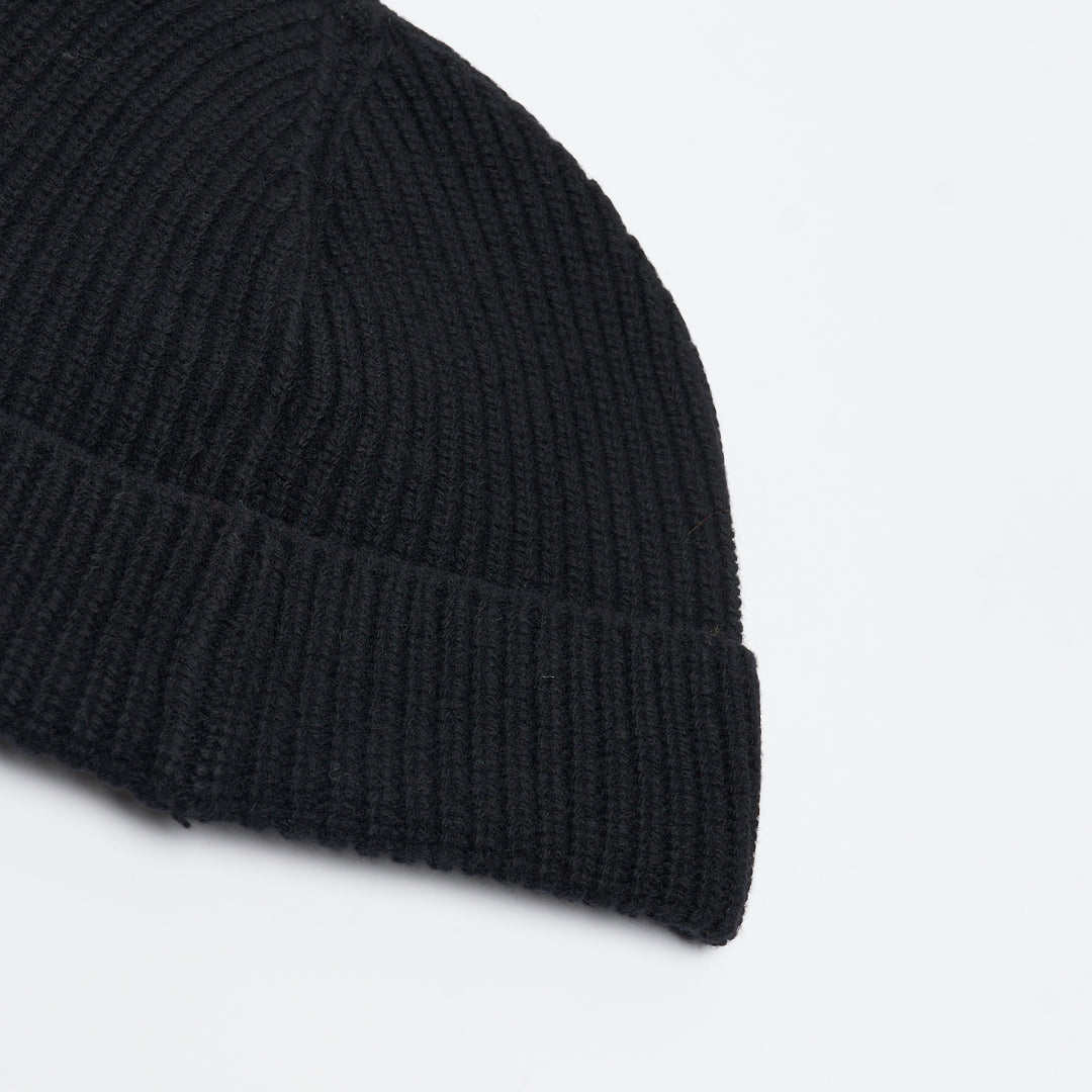 Seven Gauge - Wool Beanie (Nero)