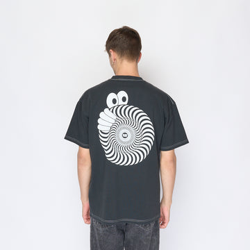 Spitfire Wheels x Last Resort AB - Swirl Tee (Black)