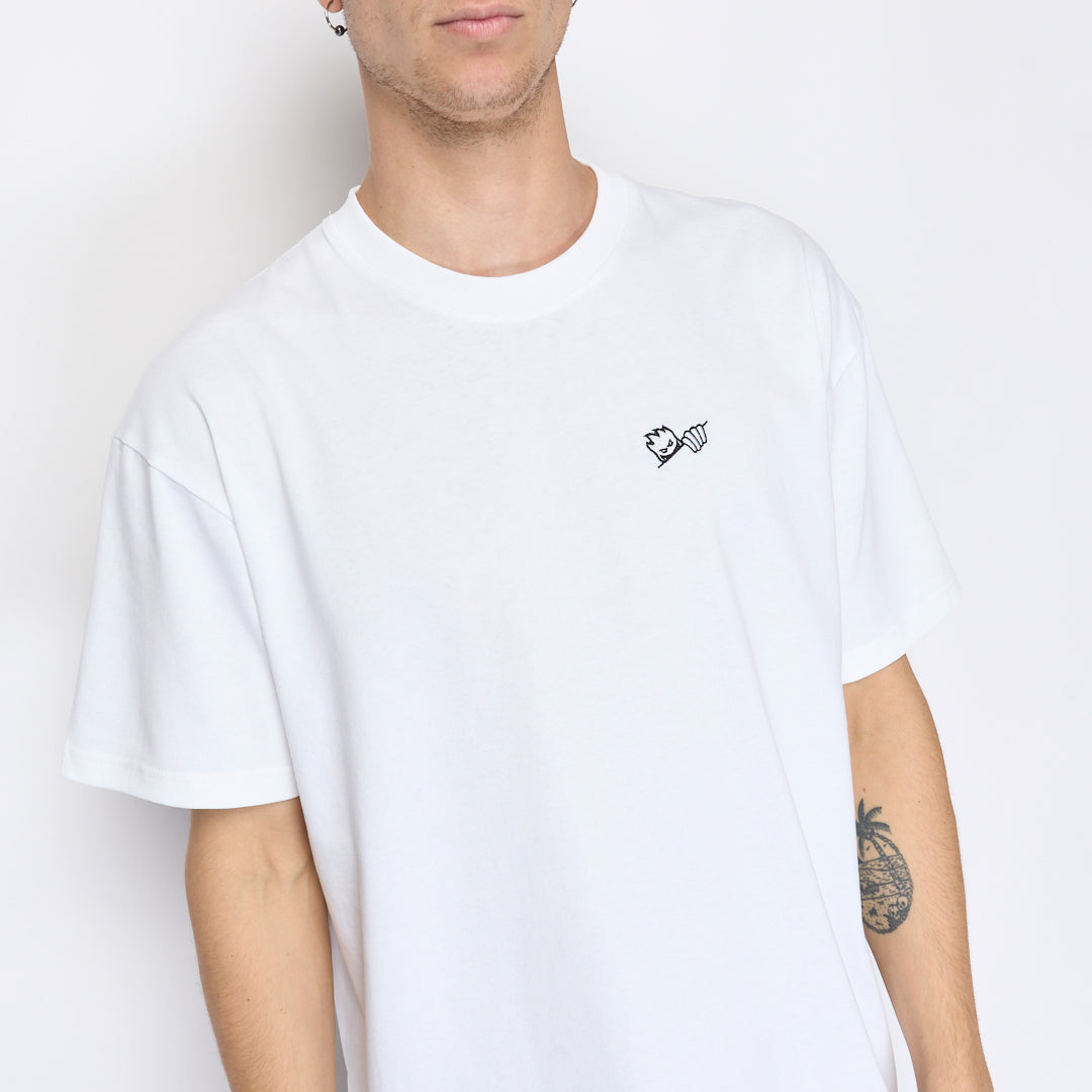 Spitfire Wheels x Last Resort AB - Swirl Tee (White)