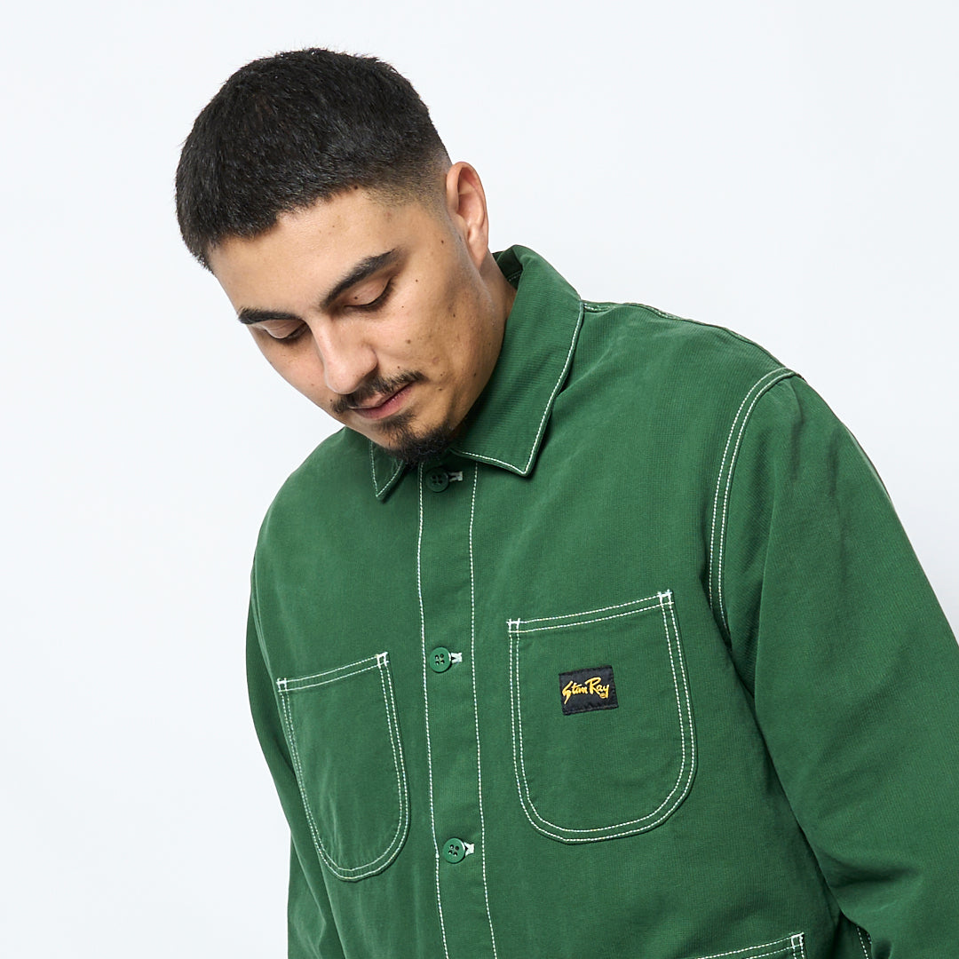 Stan Ray - Coverall Jacket (Racing Green/Bedford Cord)