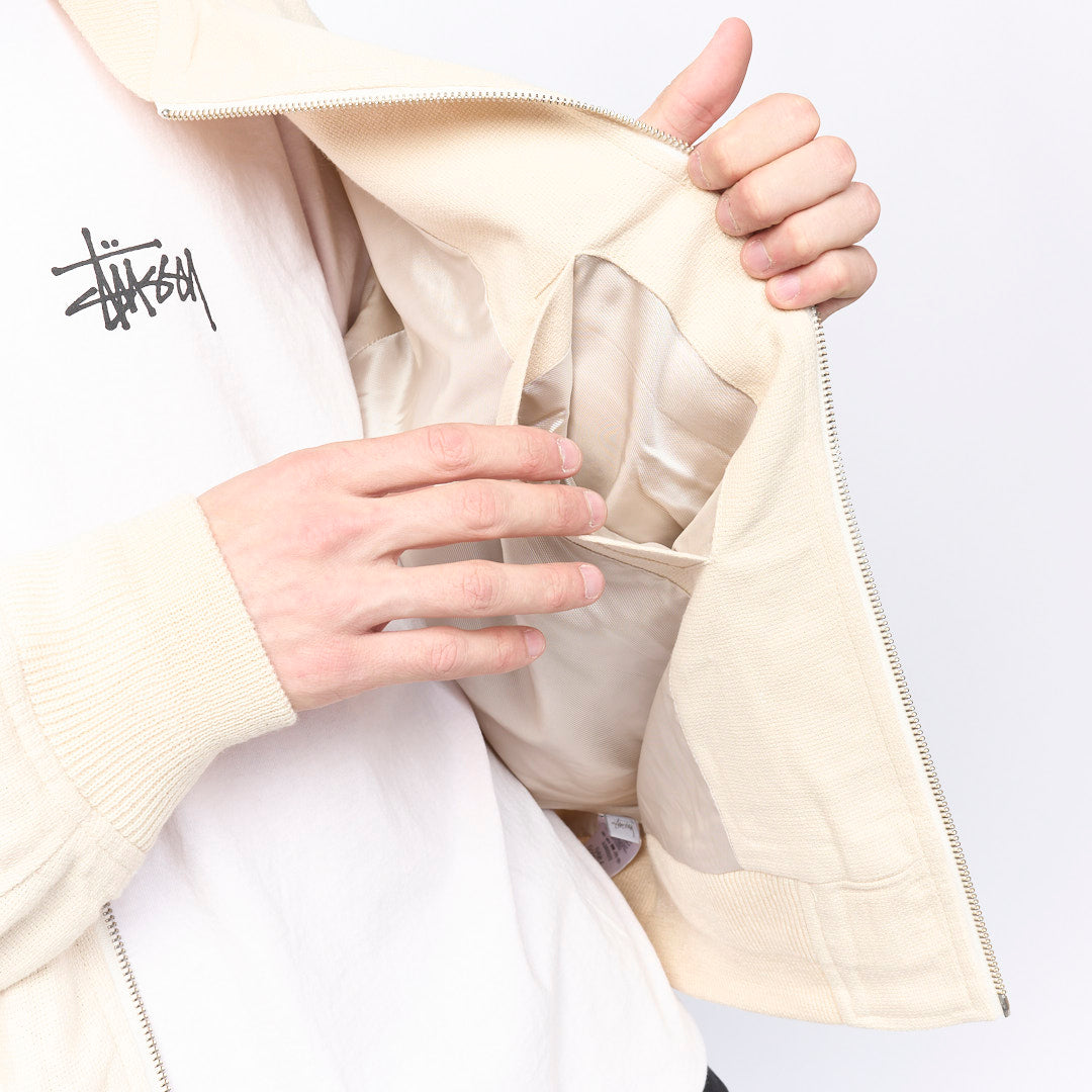 Stussy - Linen Beach Bomber (Natural)