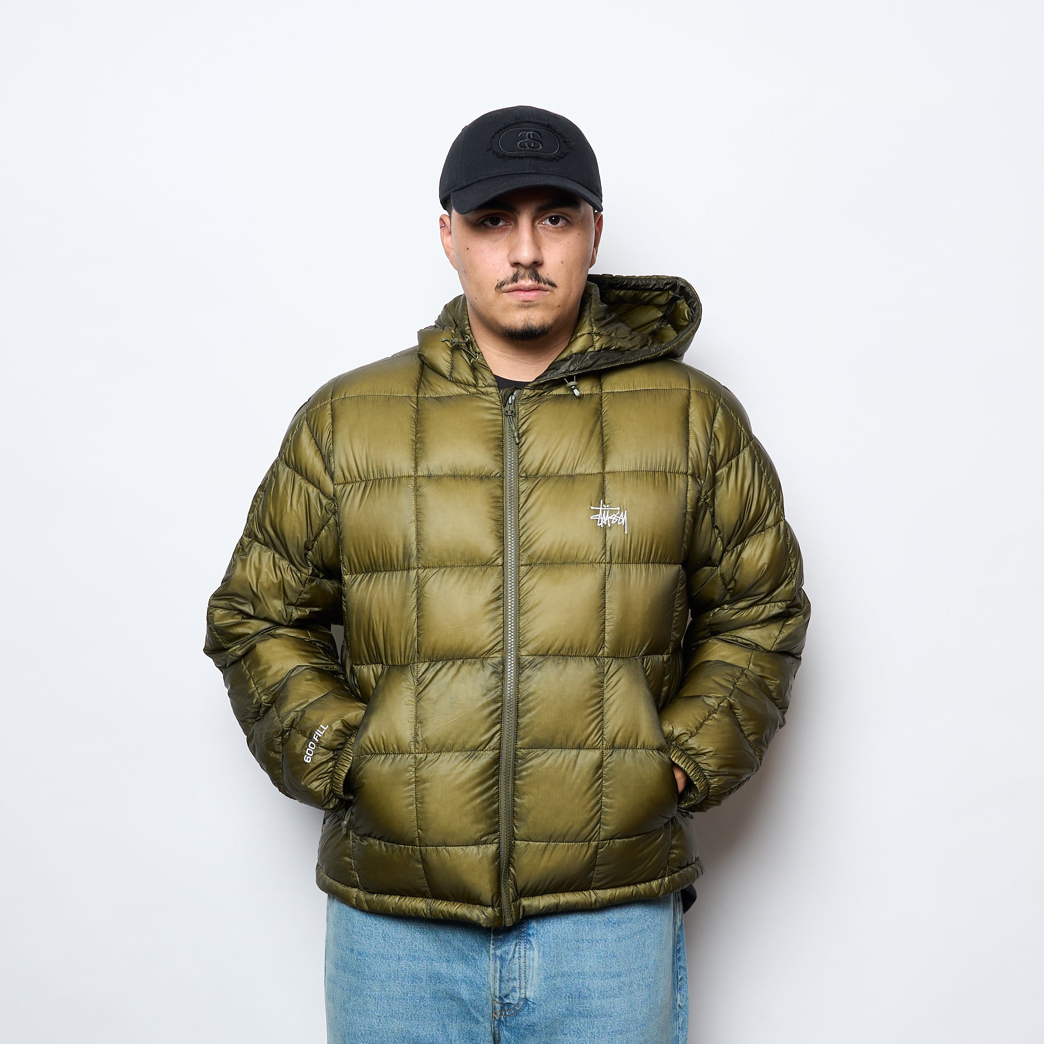 ジャケット・アウター Stussy Midweight Hooded Puffer Olive S Midweight Hooded Puffer – Olive | Outerwear | Stüssy