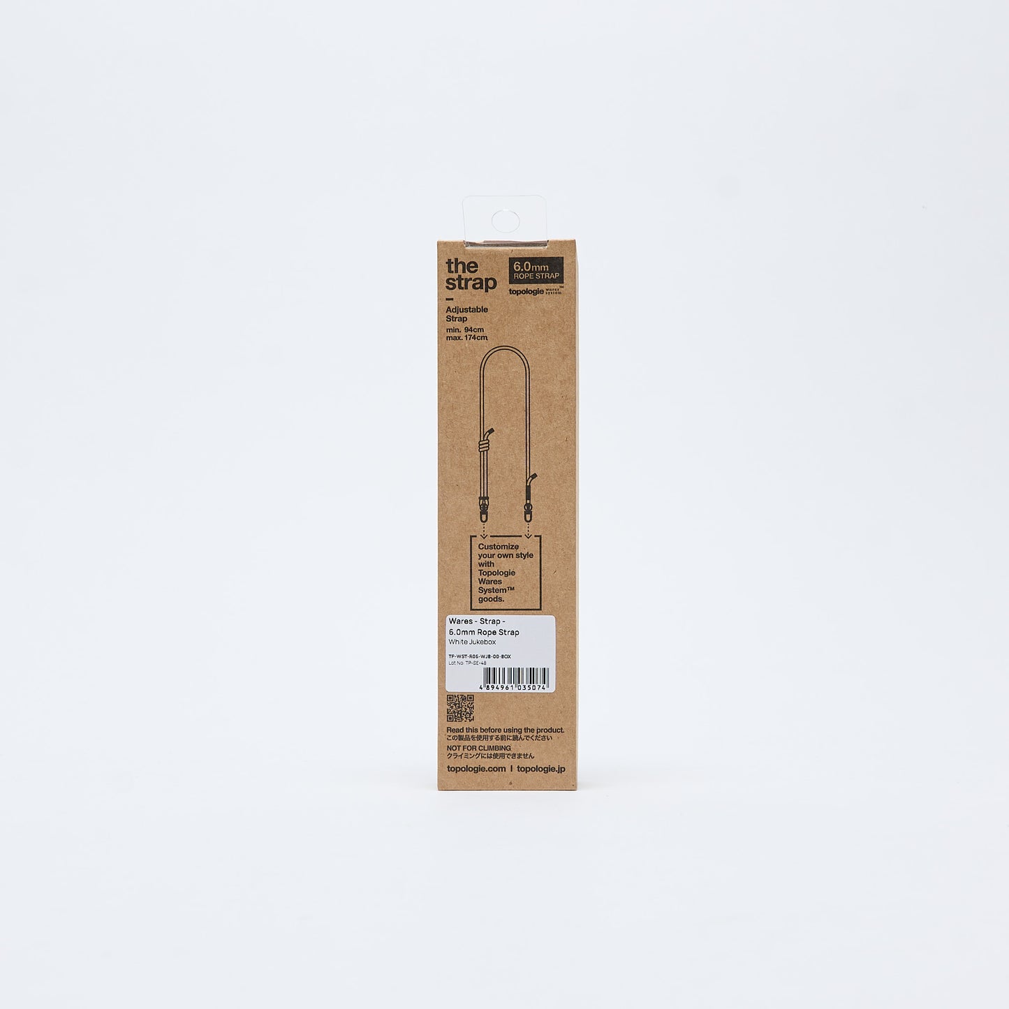 Topologie - Wares Straps 6.0mm Rope Strap (White Jukebox)