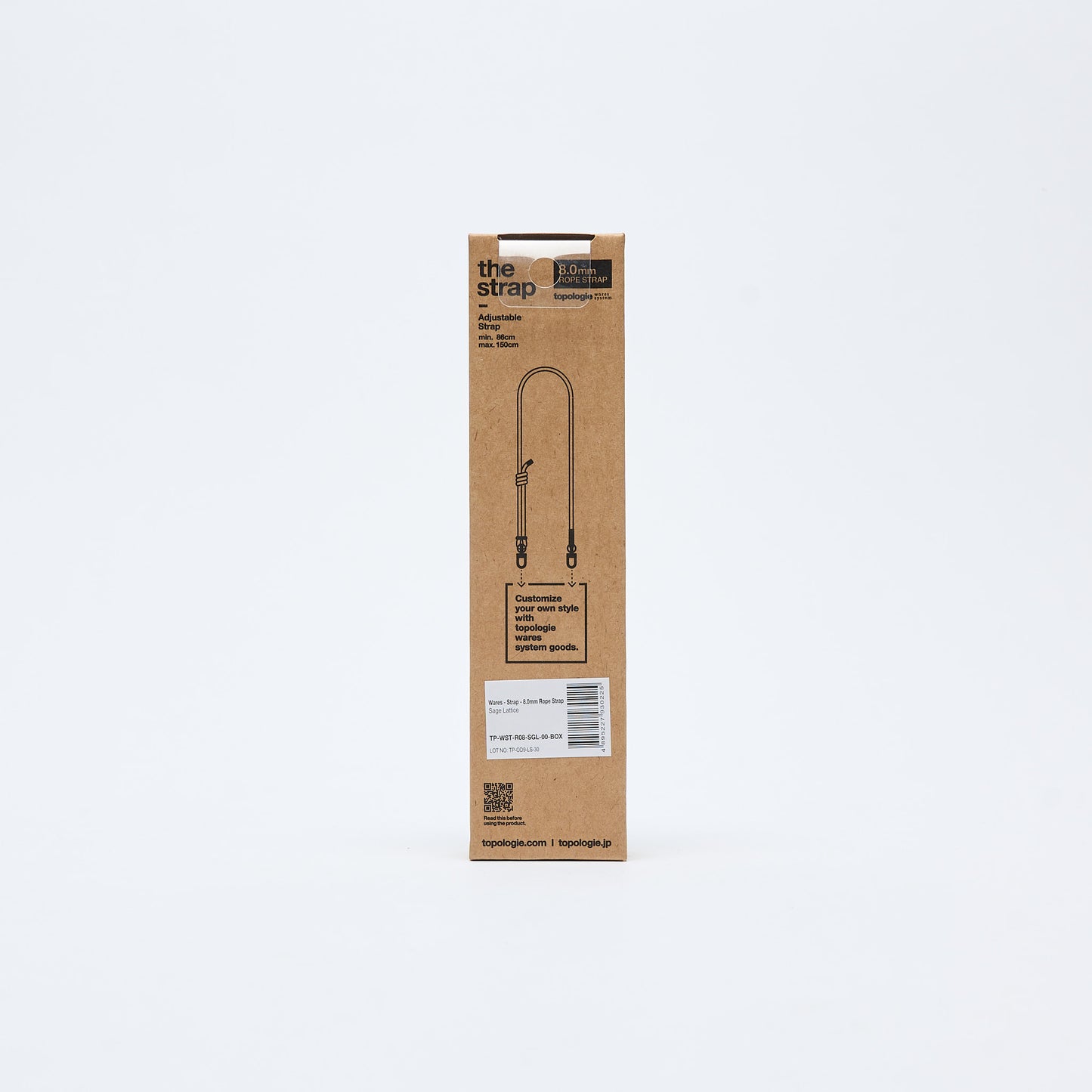 Topologie - Wares Straps 8.0mm Rope Strap (Sage Lattice)