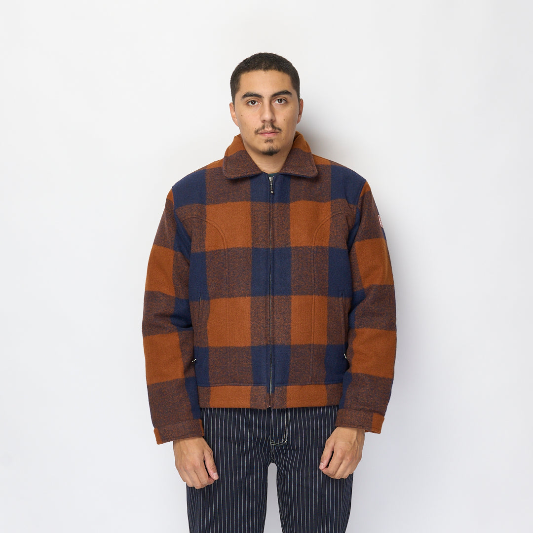 The New Originals - Astro Jacket (Coffee Liquor/Navy Checks)