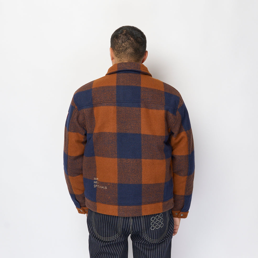 The New Originals - Astro Jacket (Coffee Liquor/Navy Checks)