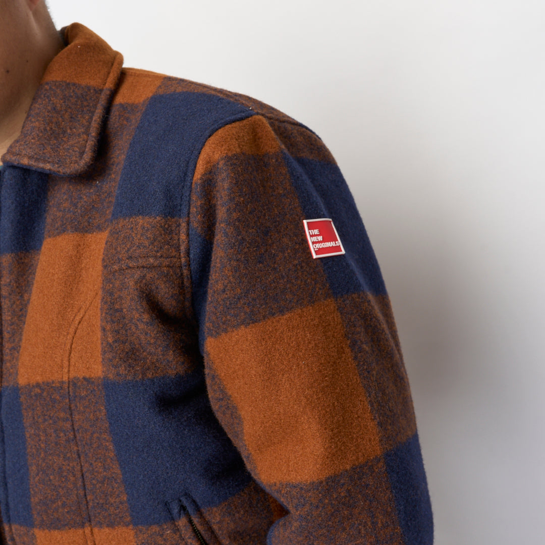 The New Originals - Astro Jacket (Coffee Liquor/Navy Checks)