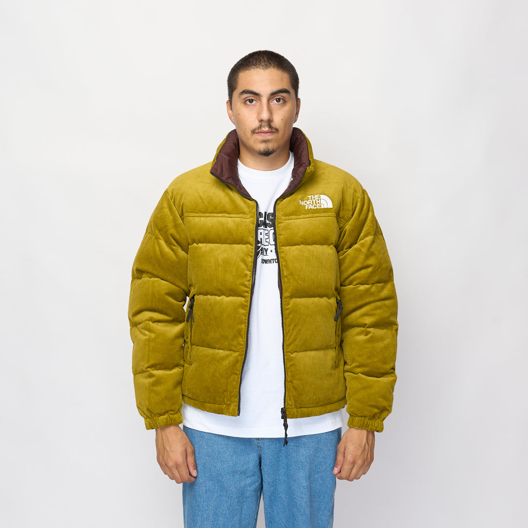 The North Face - M 92 Reversible Nuptse Corduroy (Sulphur Moss/Coal Brown)