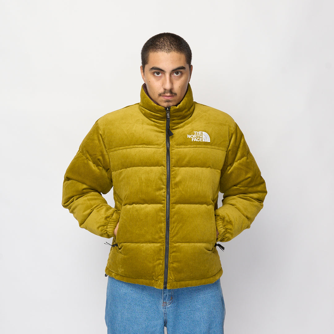 The North Face - M 92 Reversible Nuptse Corduroy (Sulphur Moss/Coal Brown)