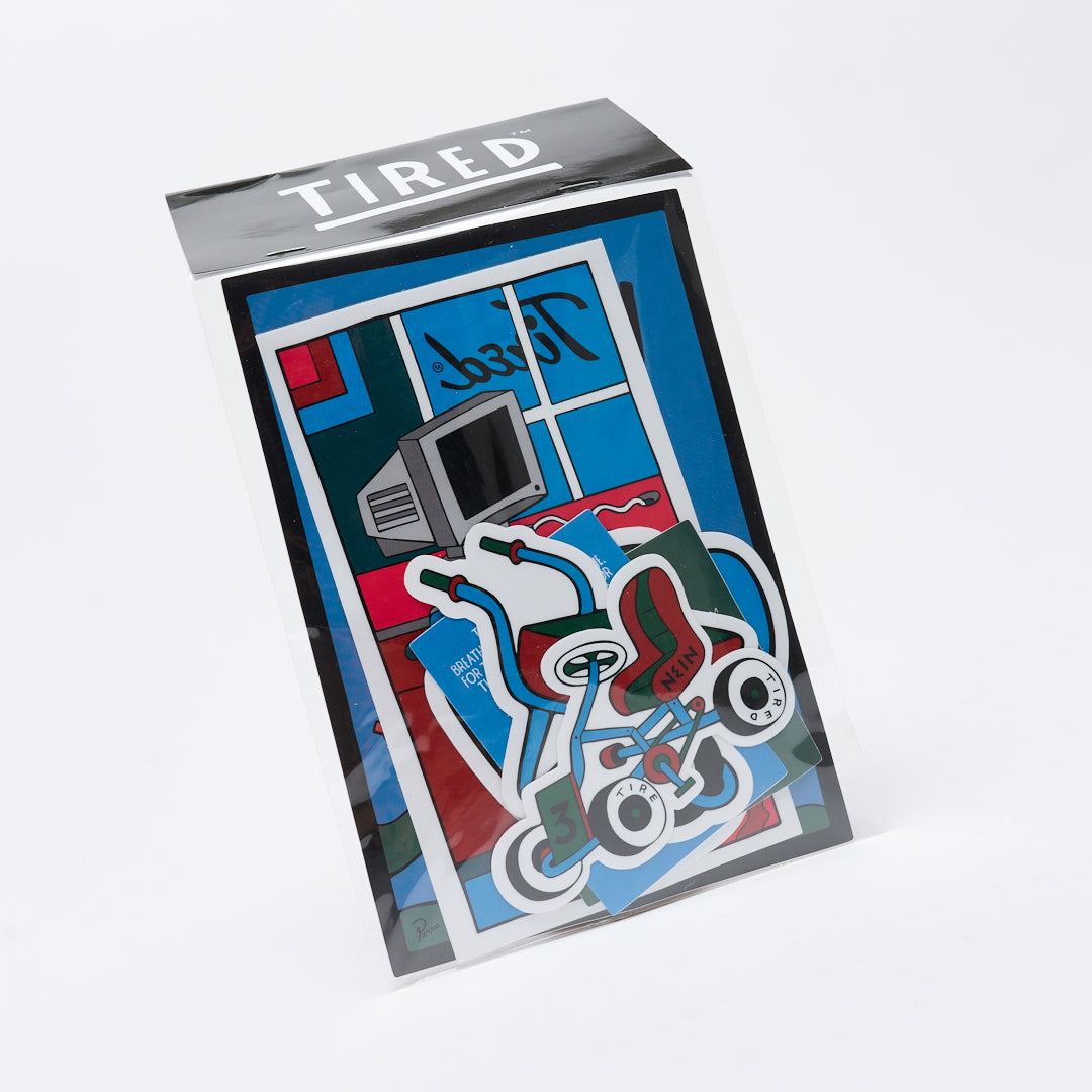 Tired Skateboards - FW23 Sticker Pack (Multi)