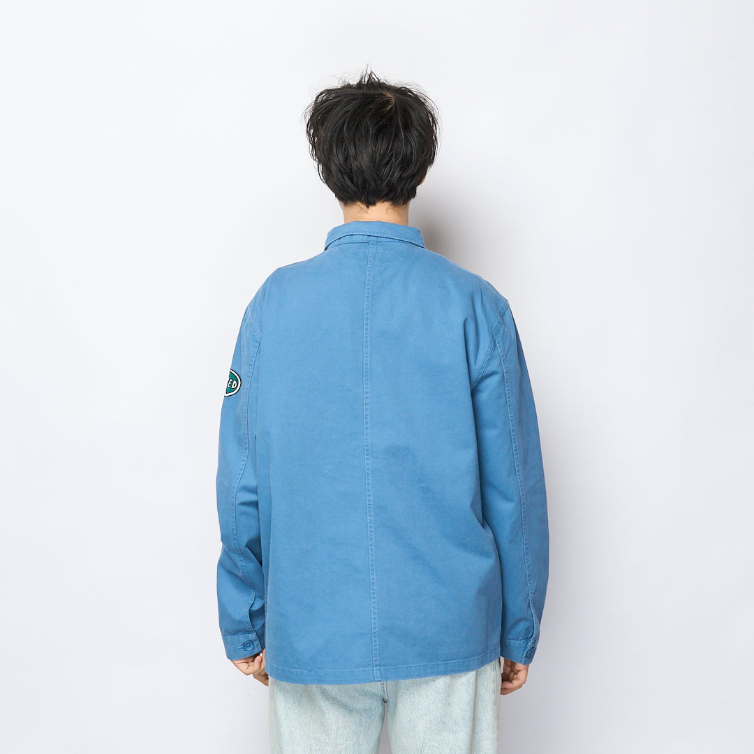 Tired Skateboards - Moto Field Coat (Cadet Blue)